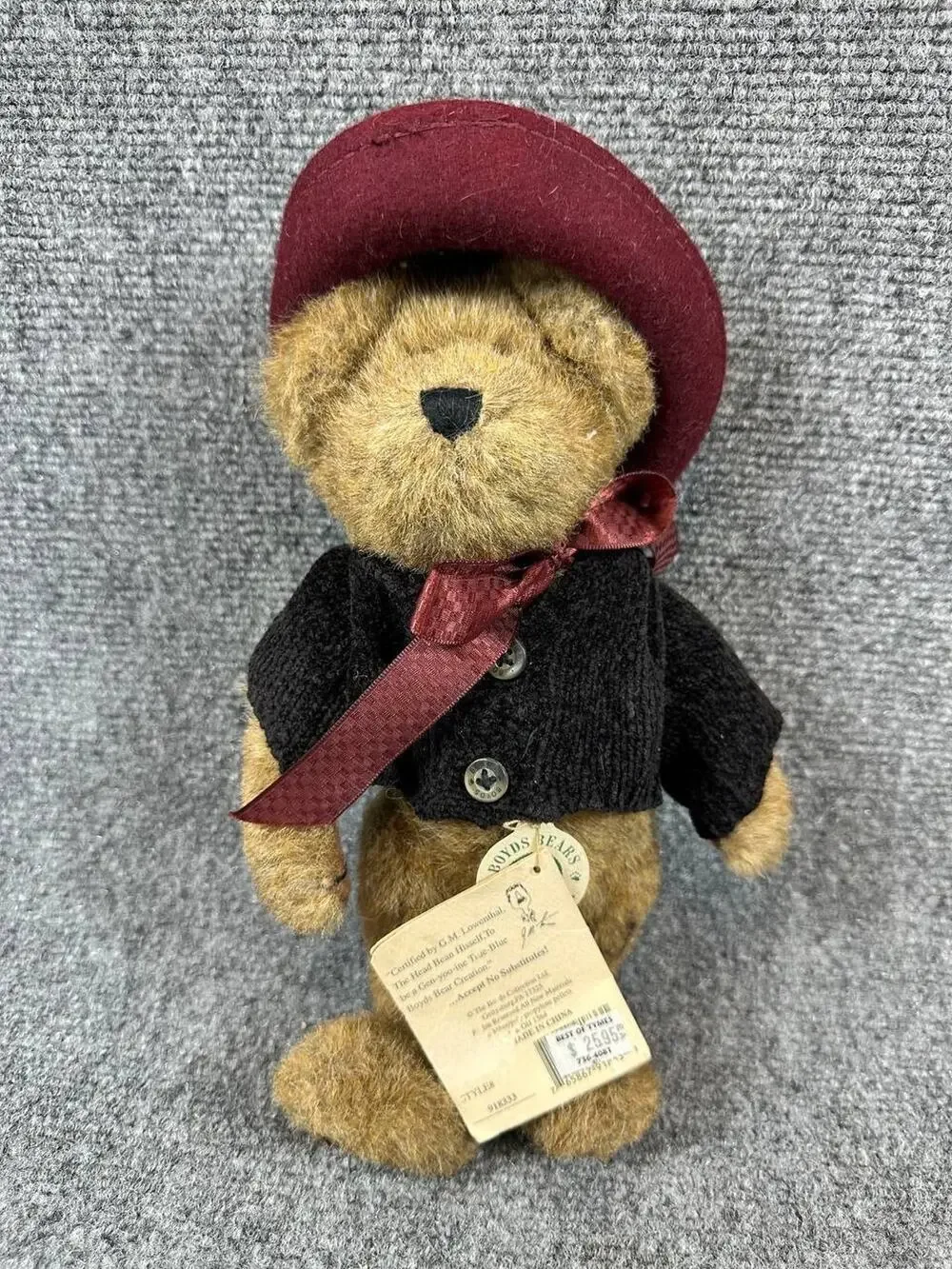 Vintage Boyds Bears Plush “Best of Tymes” 9